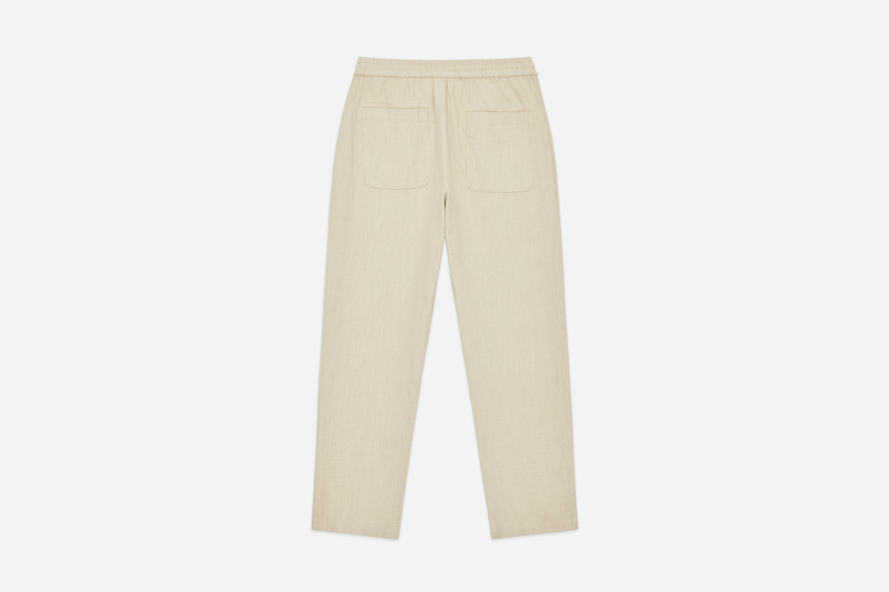 Easy Pant ~ Alabaster Cotton/Linen – 3sixteen
