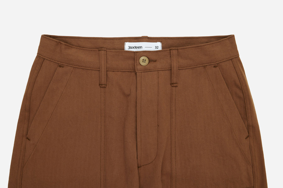 Fatigue Pant ~ Rust Washed HBT