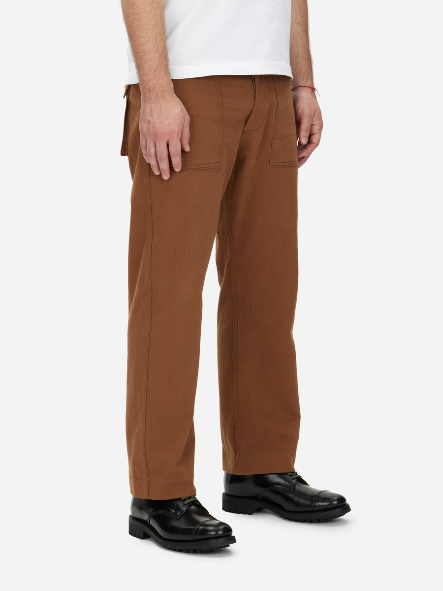 Fatigue Pant ~ Rust Washed HBT