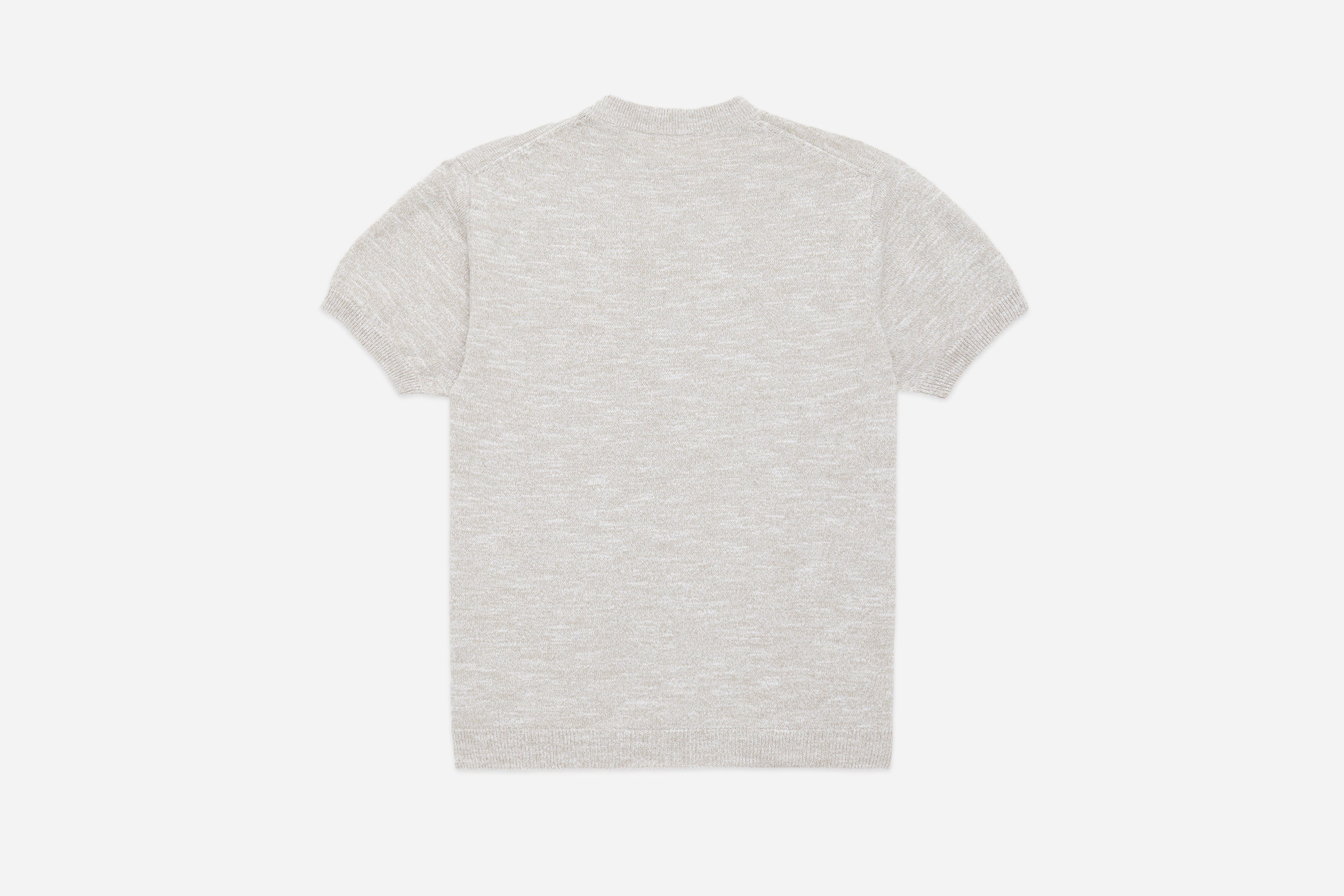 Knit T-Shirt ~ Natural Marled Yarn – 3sixteen