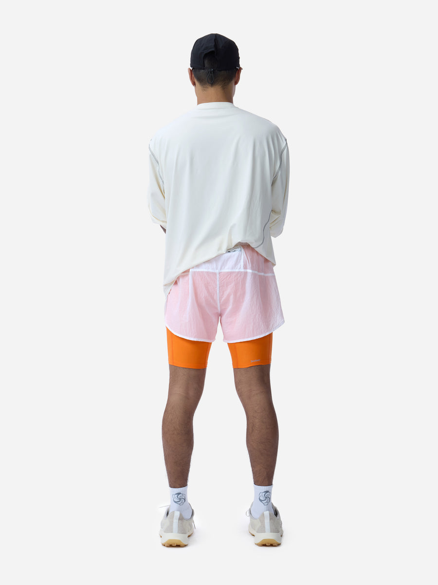 Pace Short ~ White/Orange