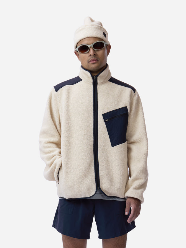 Summit Fleece ~ Ecru/Midnight – 3sixteen