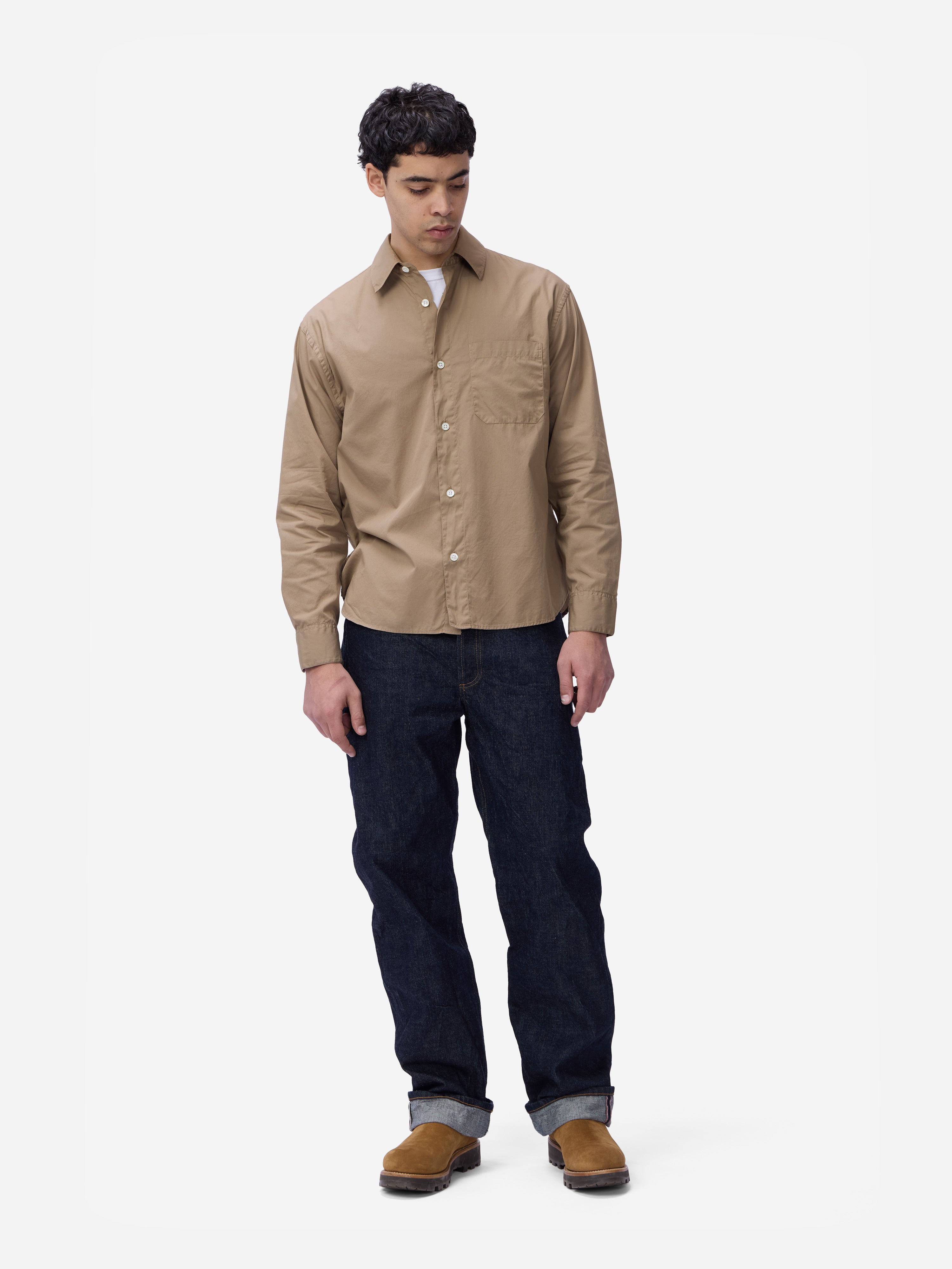 Admin BD Shirt ~ Latte – 3sixteen