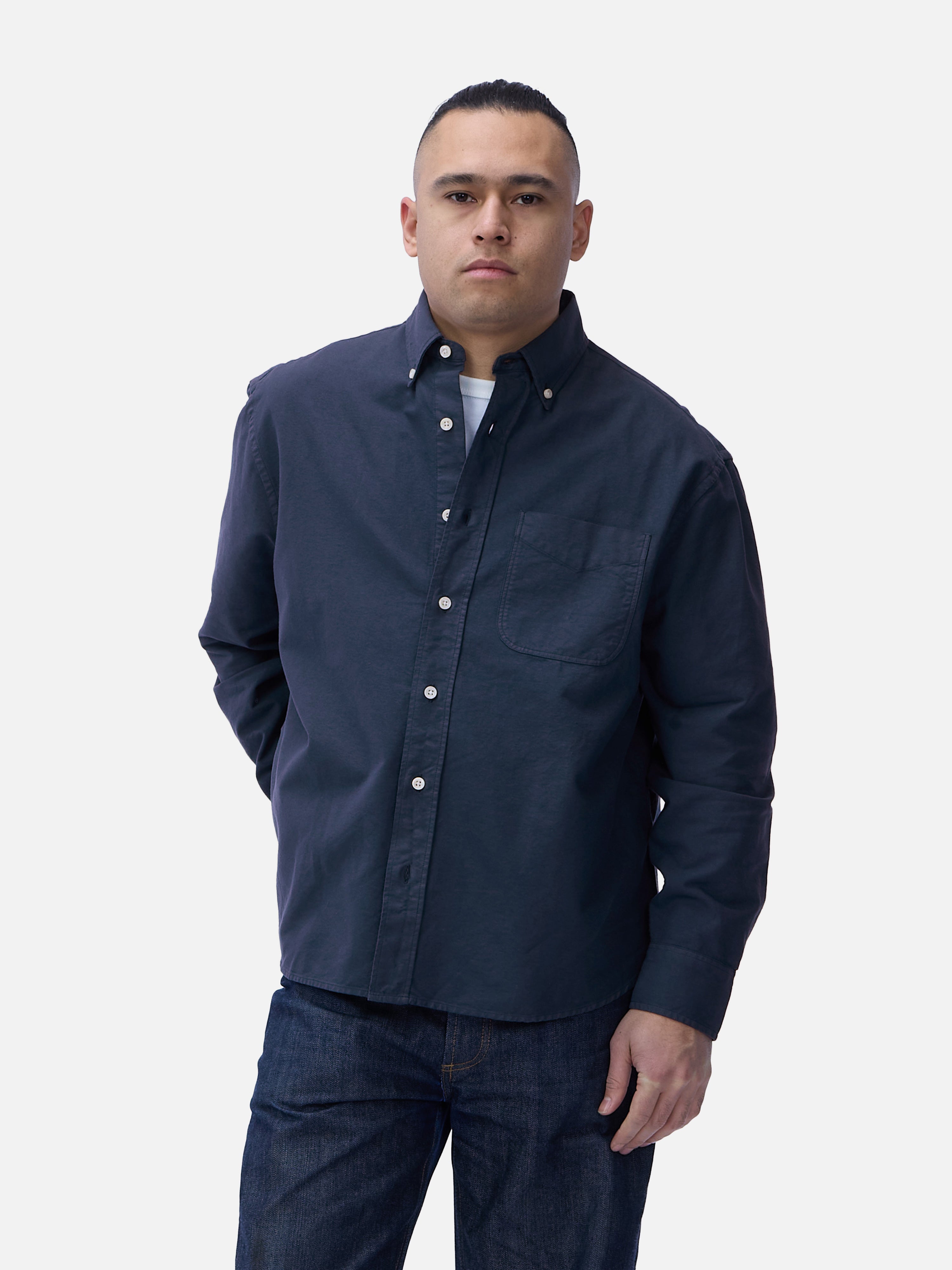 Big Oxford ~ Navy – 3sixteen