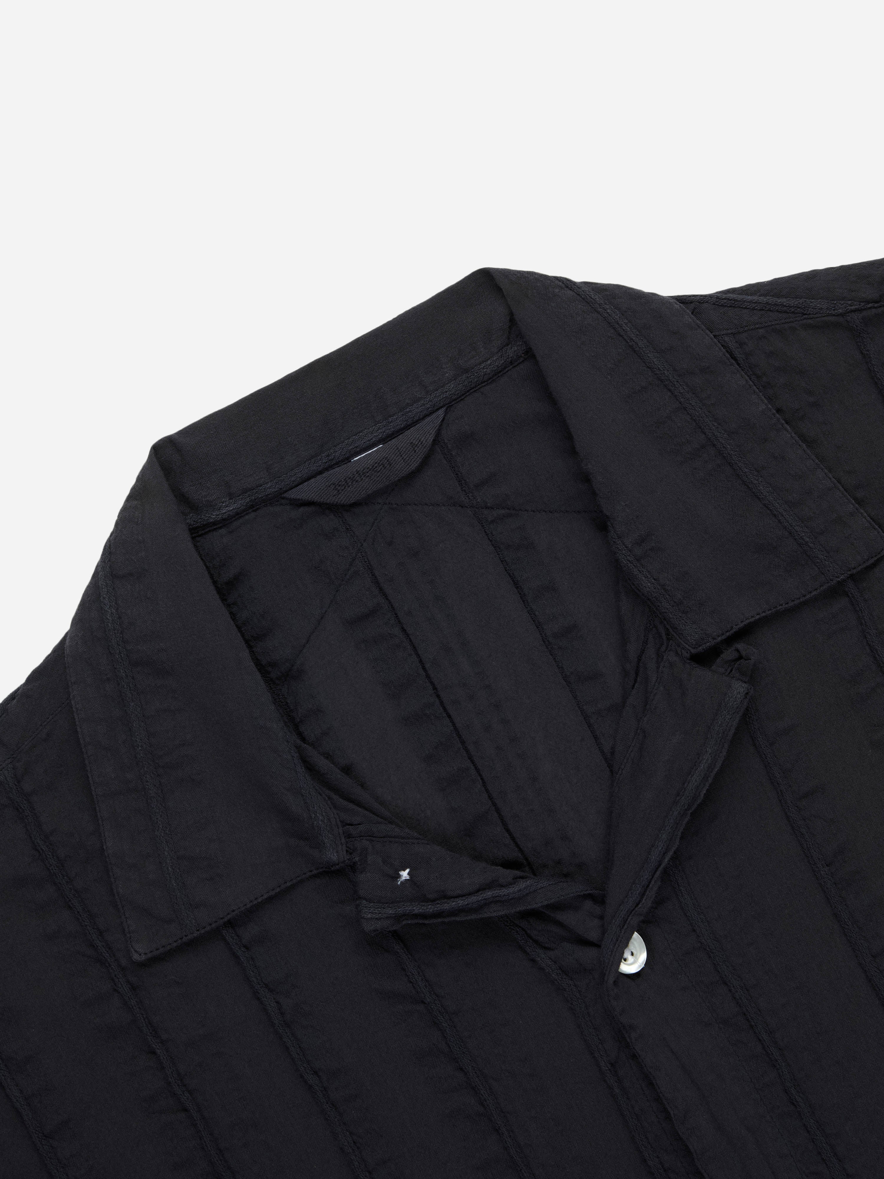 Cabana Shirt ~ Charcoal Rope Stripe – 3sixteen