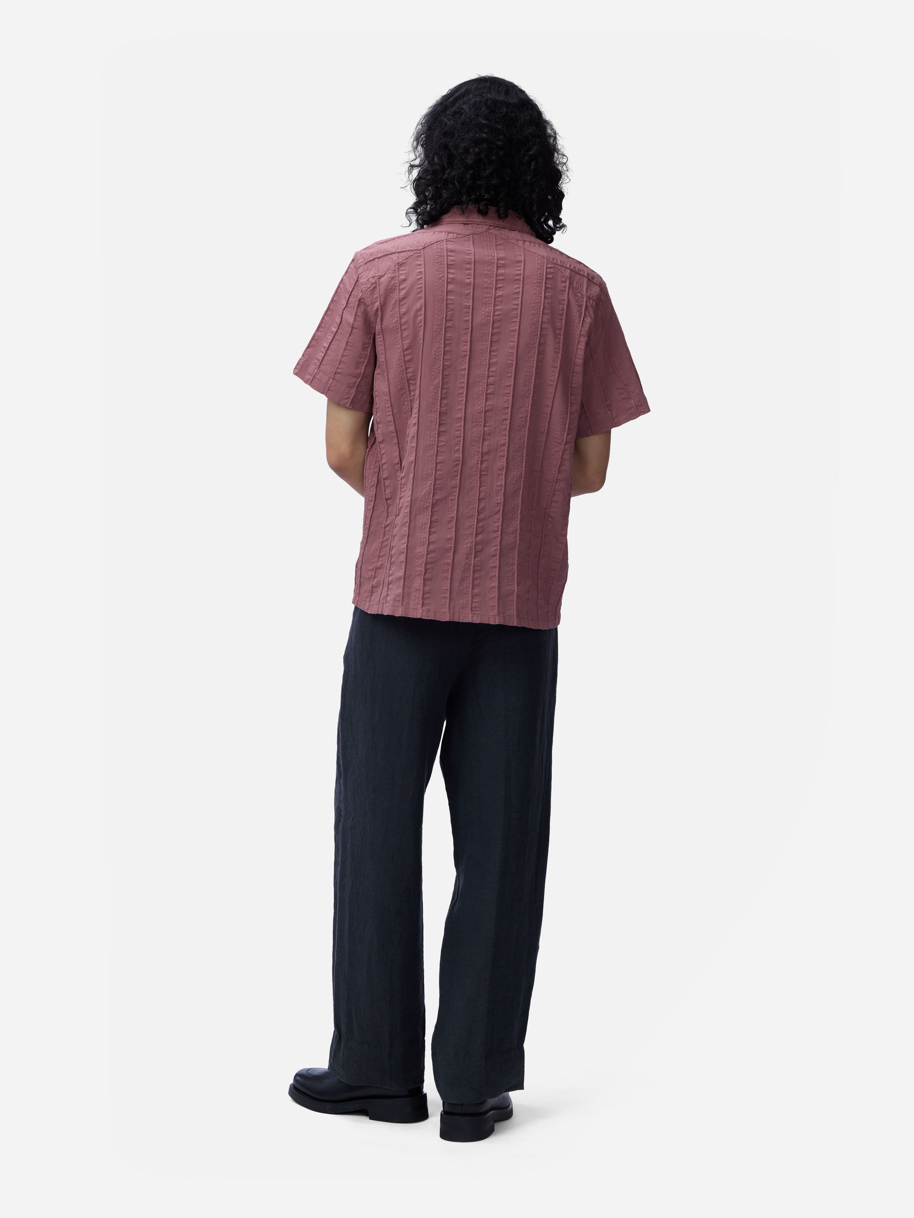 Cabana Shirt ~ Brick Rope Stripe – 3sixteen