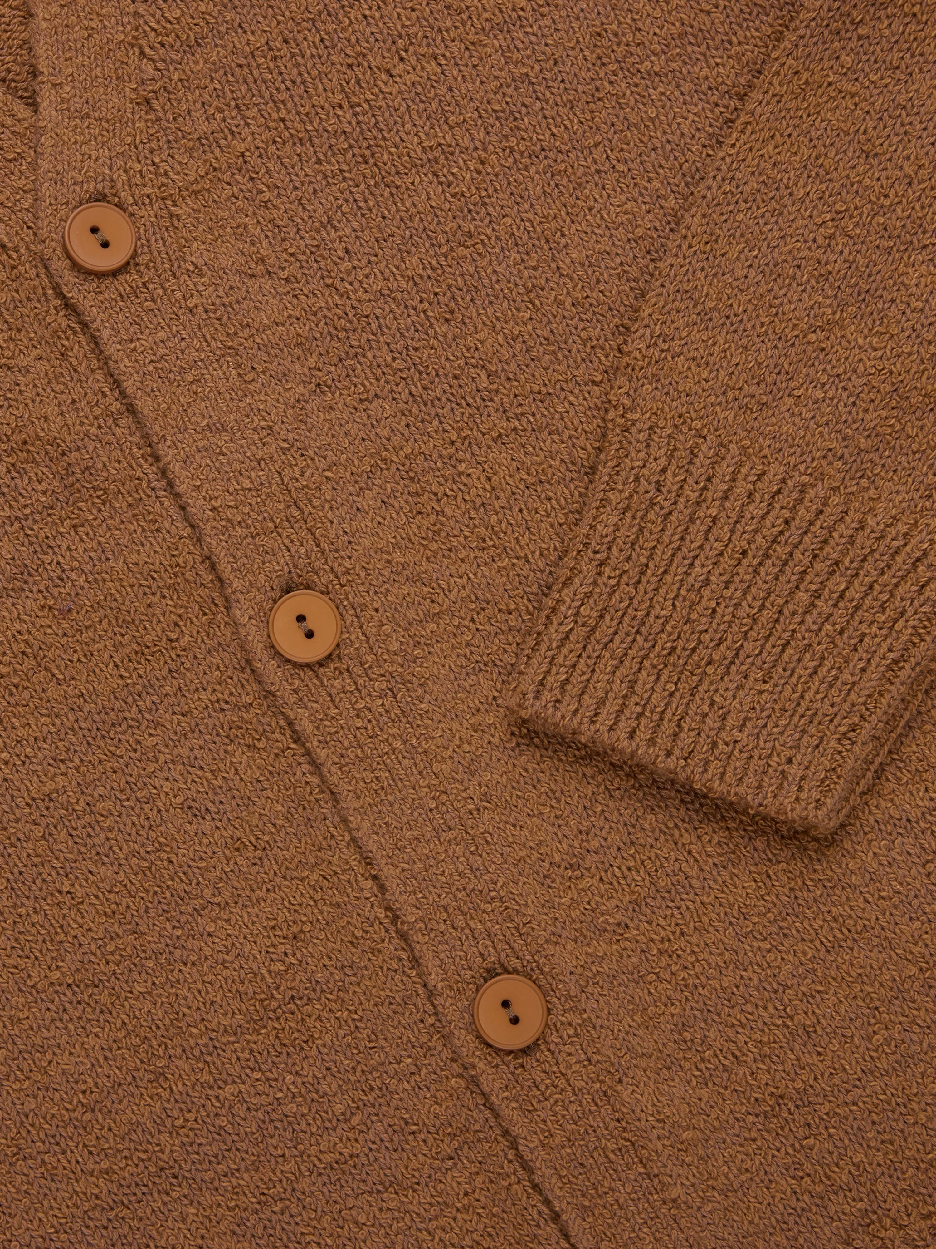 Classic Cardigan ~ Ochre Boucle – 3sixteen