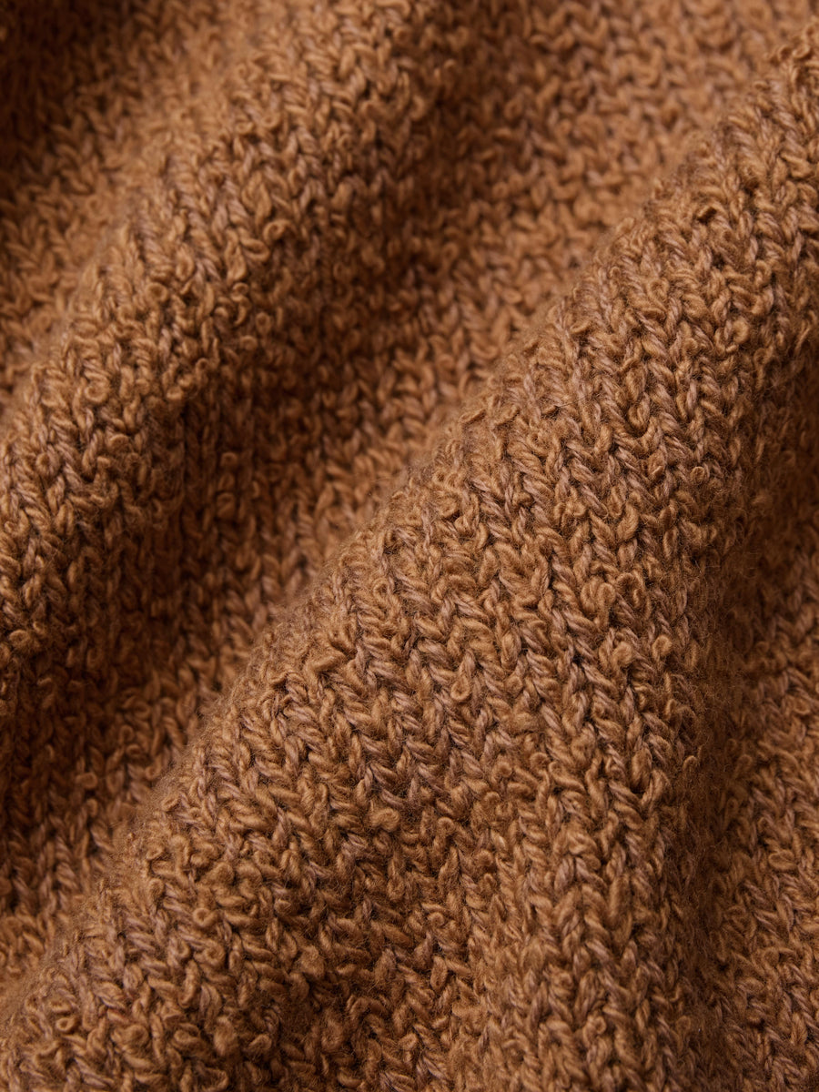 Classic Cardigan ~ Ochre Boucle