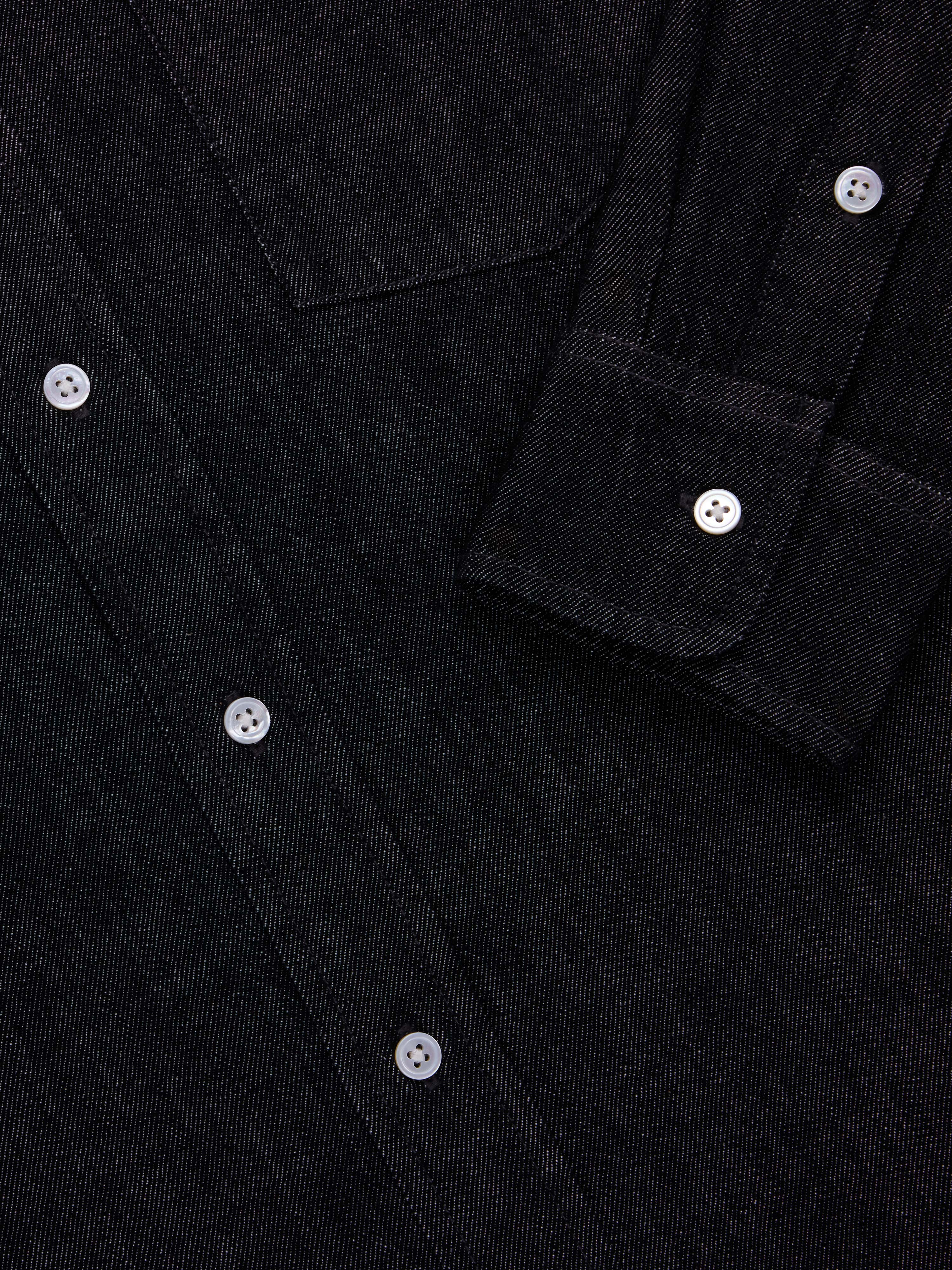 Denim BD Shirt ~ Black/White – 3sixteen