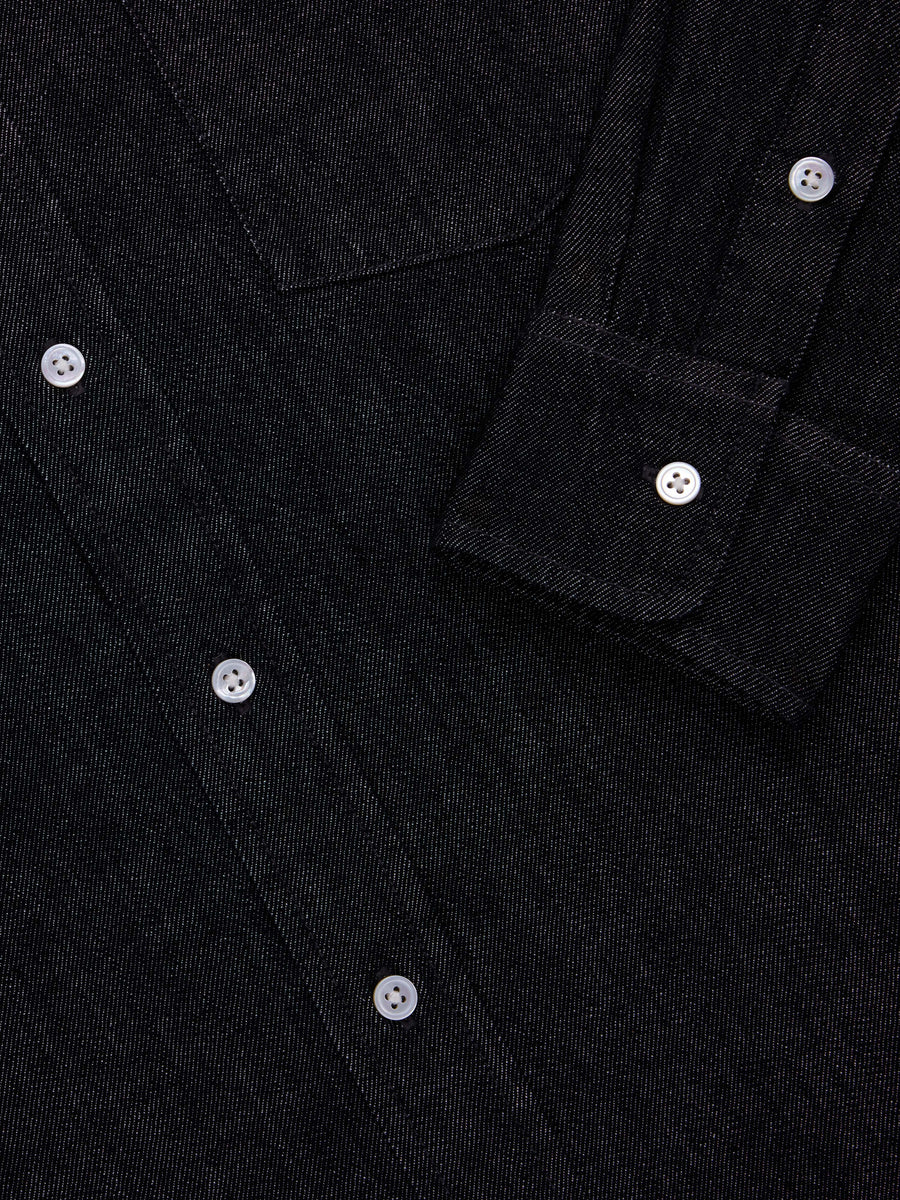 Denim BD Shirt ~ Black/White