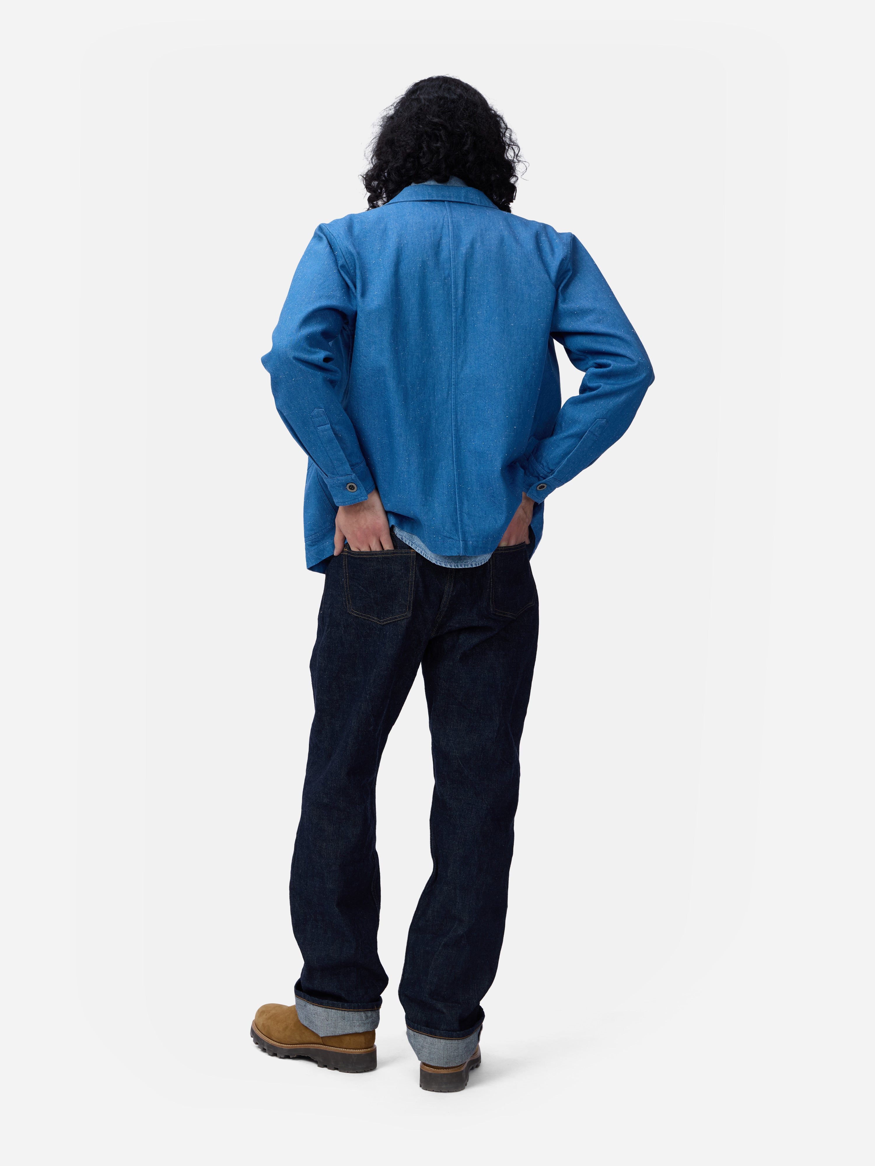 French Work Jacket ~ Light Indigo – 3sixteen