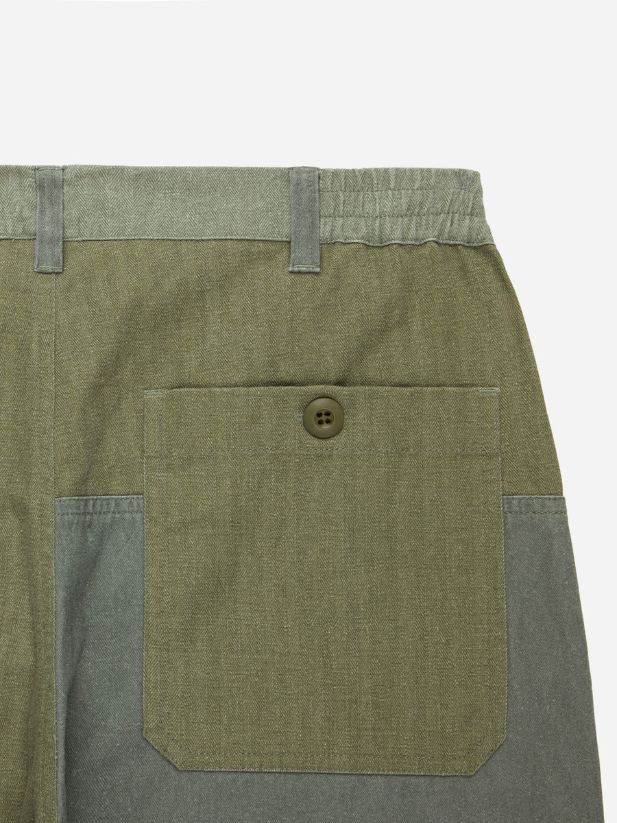 Harvest Pant ~ Patchwork Olive