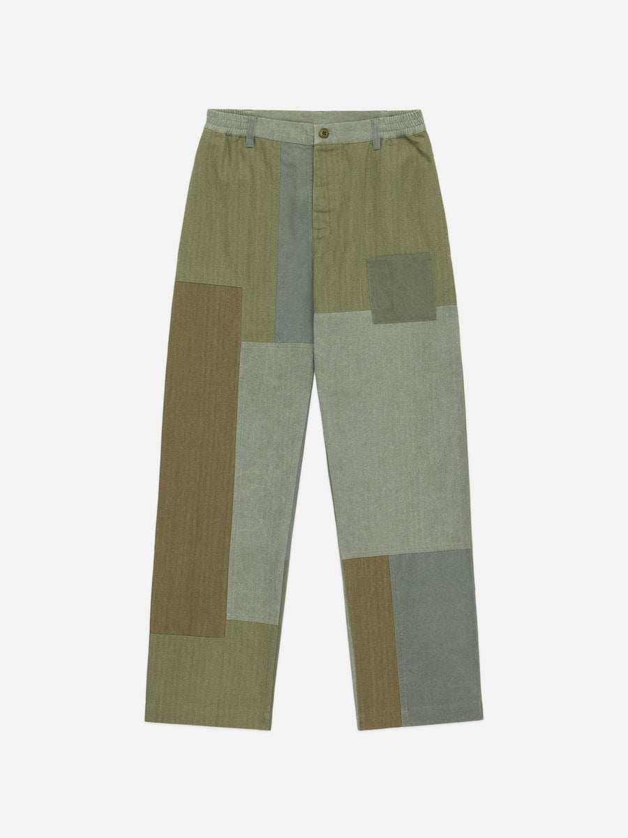 Harvest Pant ~ Patchwork Olive