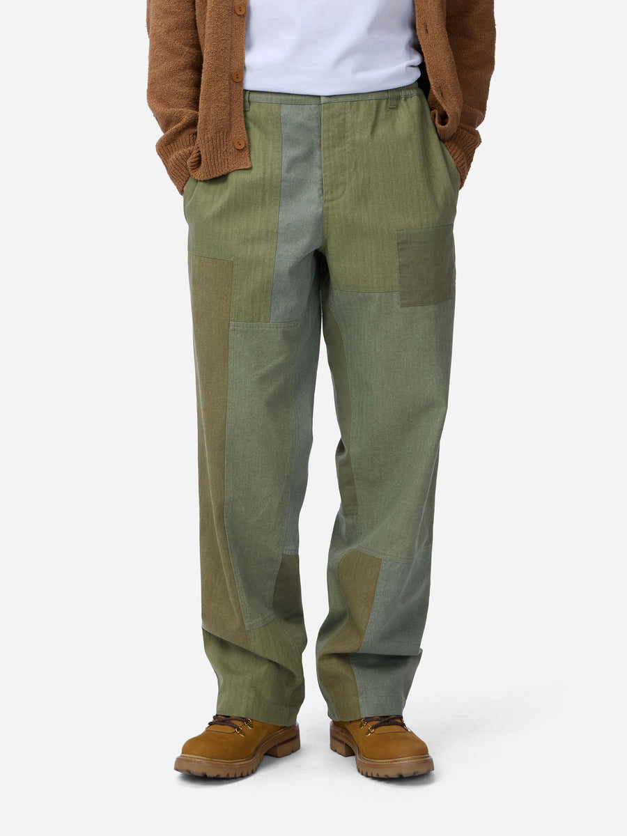 Harvest Pant ~ Patchwork Olive