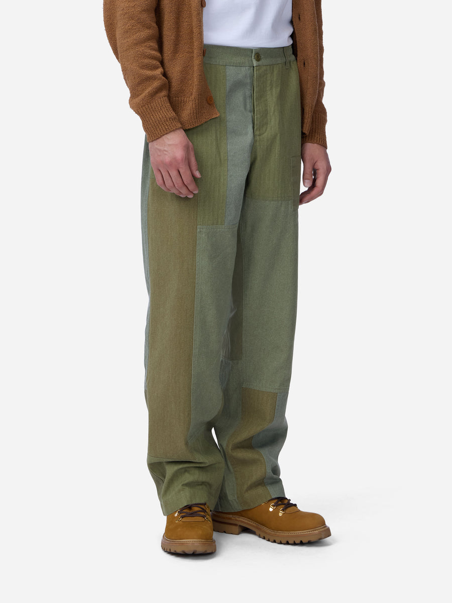 Harvest Pant ~ Patchwork Olive