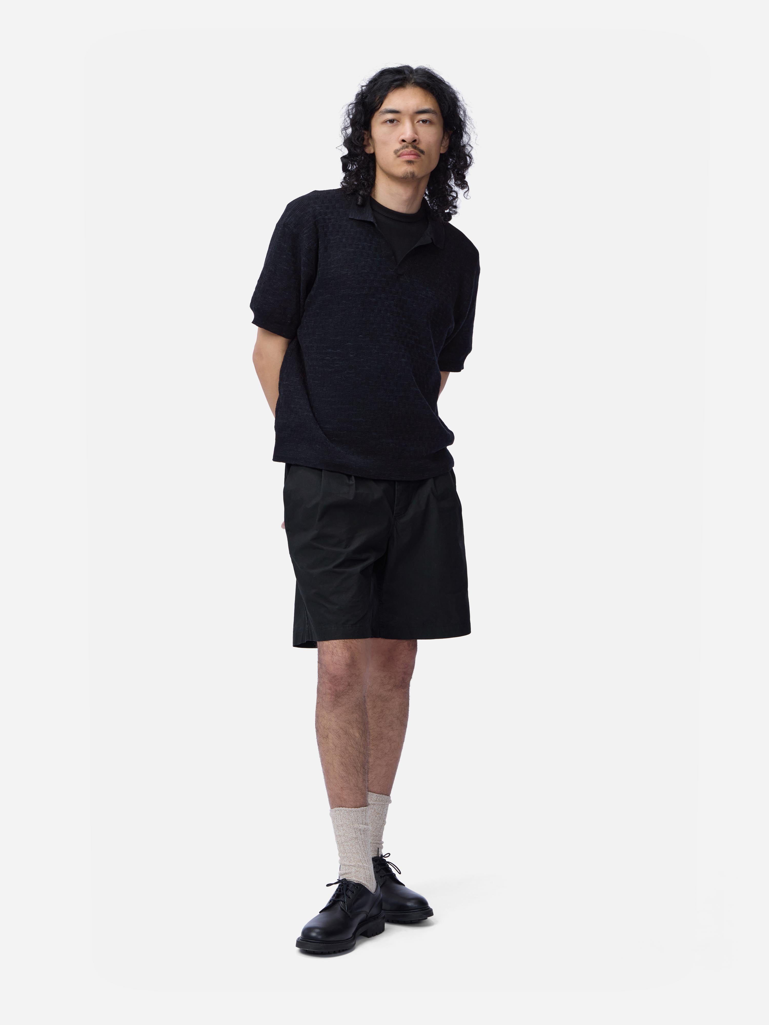 【ok.soon】polo knit ブラック サイズ1 F23190s.jpg