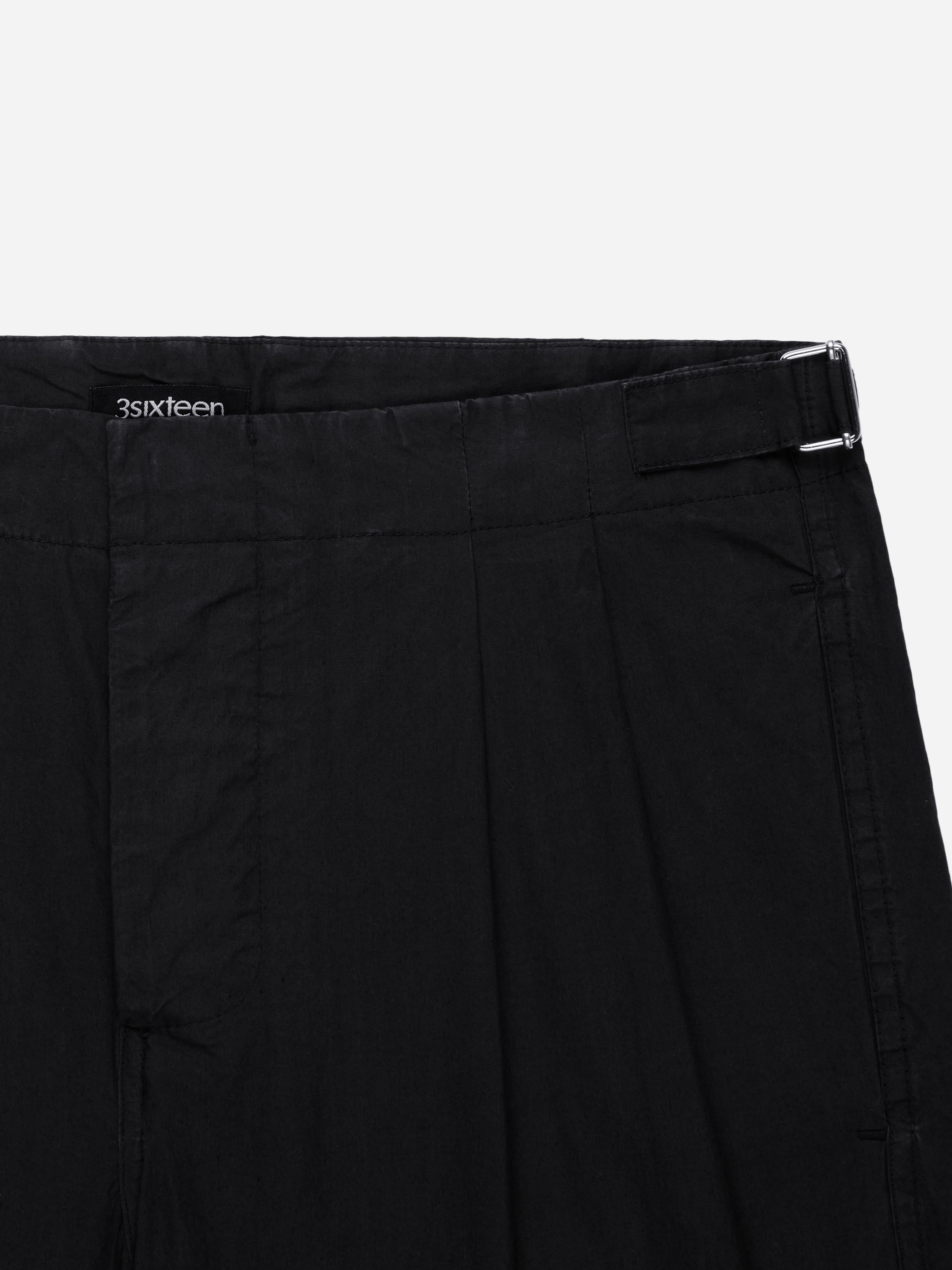 Safari Pant ~ Black Poplin – 3sixteen
