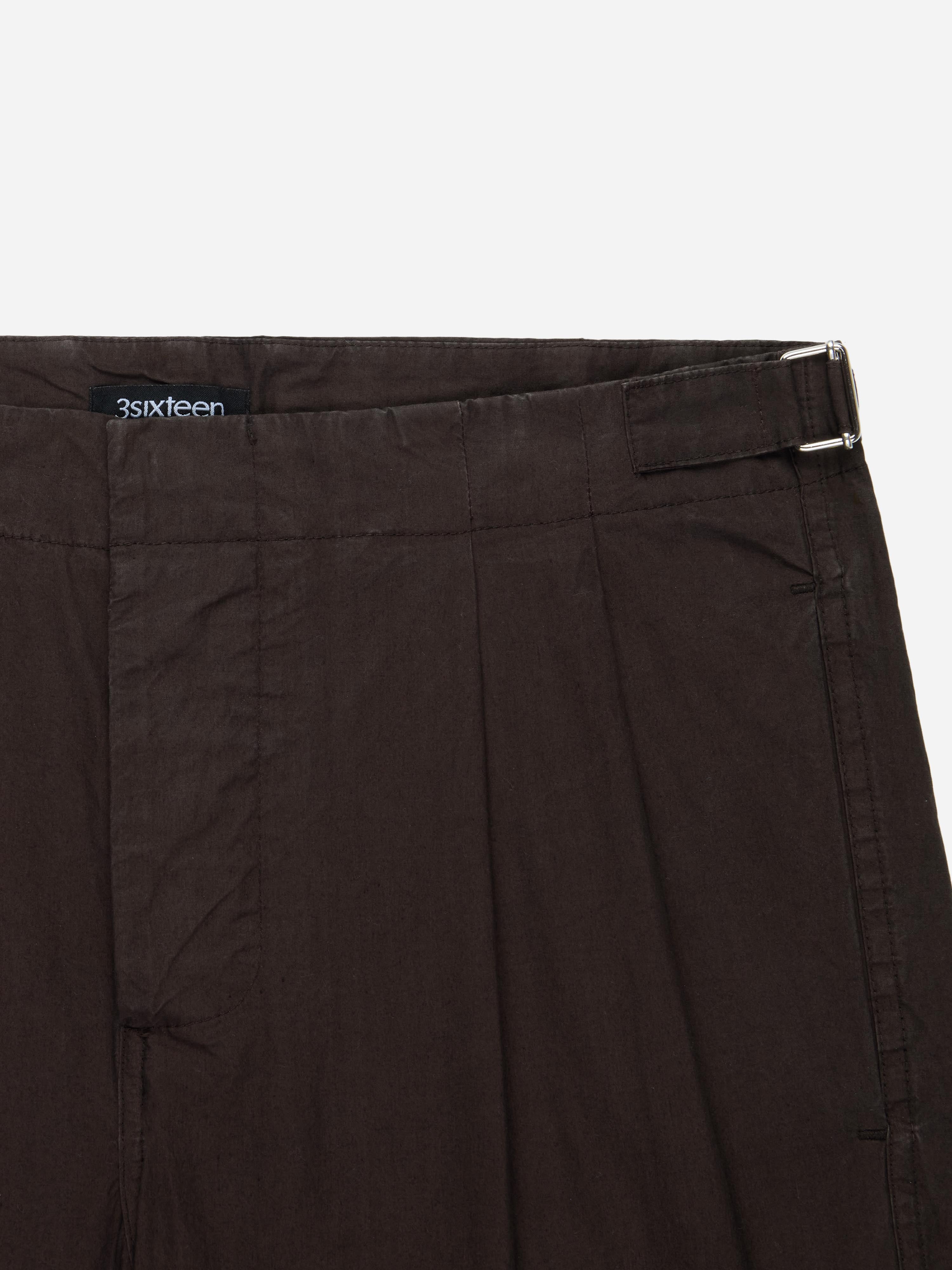Safari Pant ~ Brown Poplin – 3sixteen