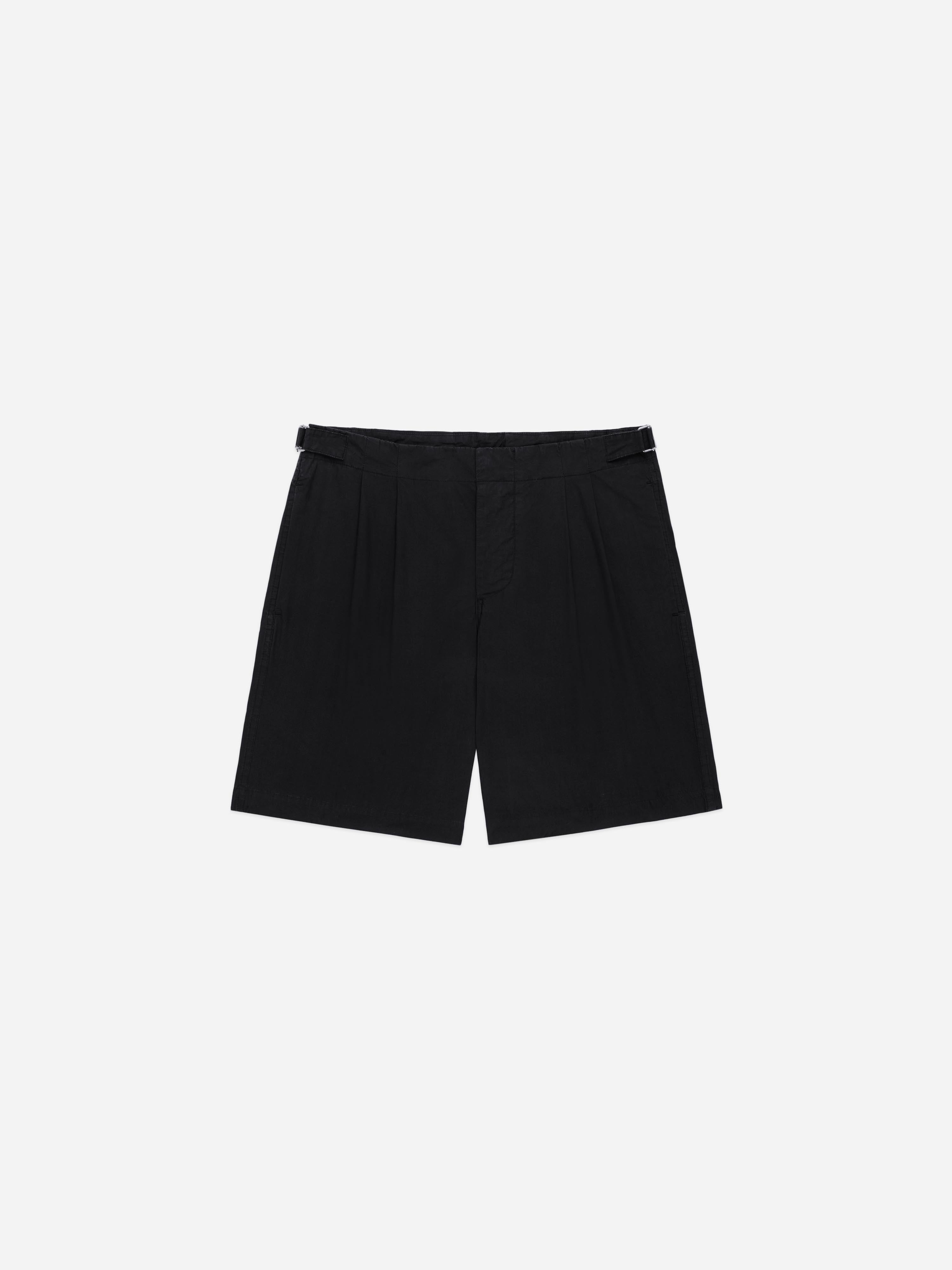 Safari Shorts ~ Black Poplin – 3sixteen