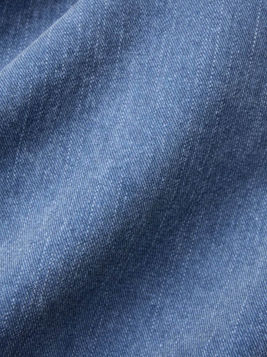 Short Sleeve Workshirt ~ Blue Pigment Dye