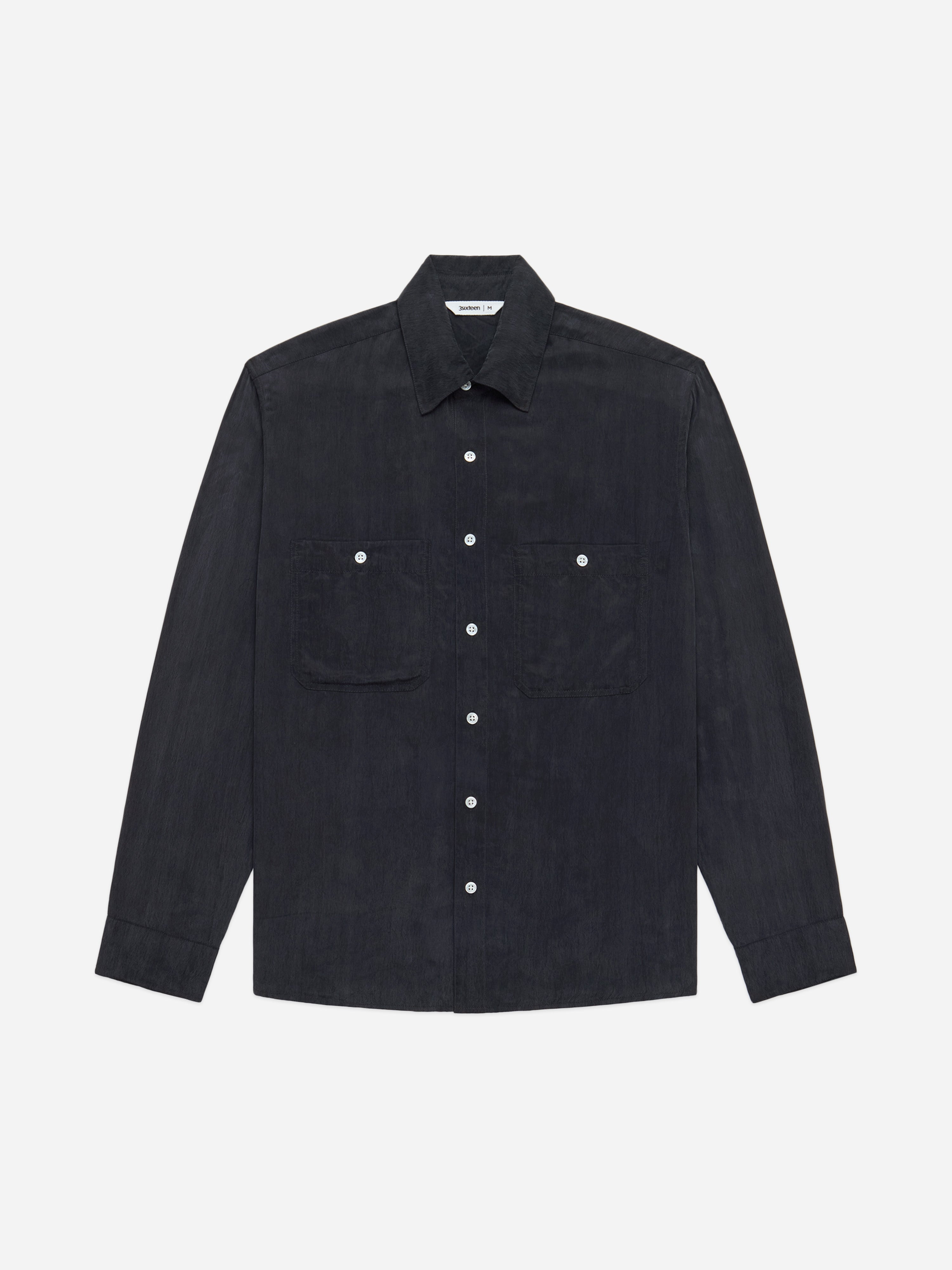 Utility Shirt ~ Black Cupro – 3sixteen
