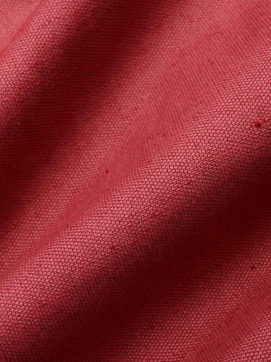 Utility Overshirt ~ Brick Overdye Canvas