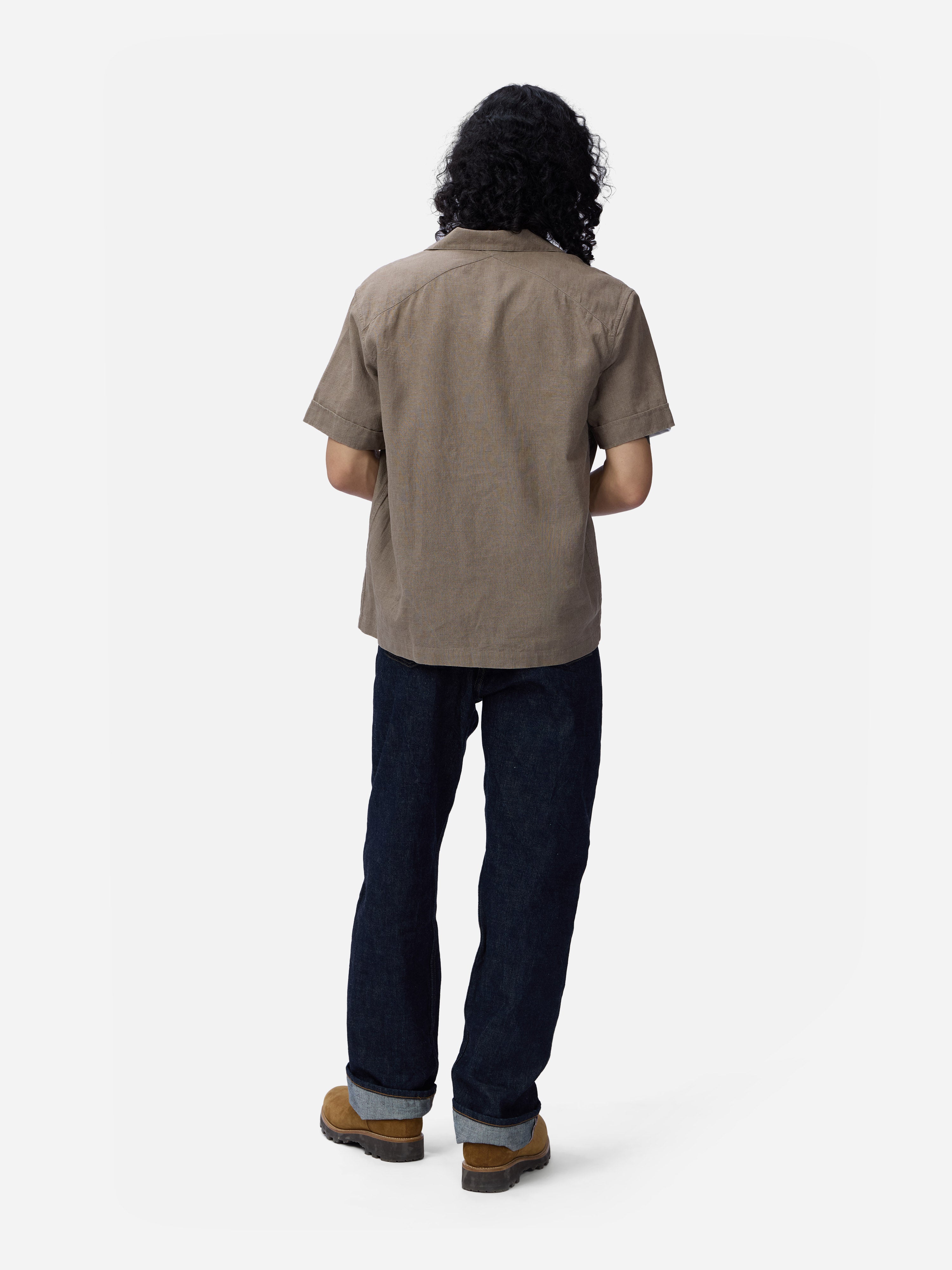 Vacation Shirt ~ Almond Linen – 3sixteen