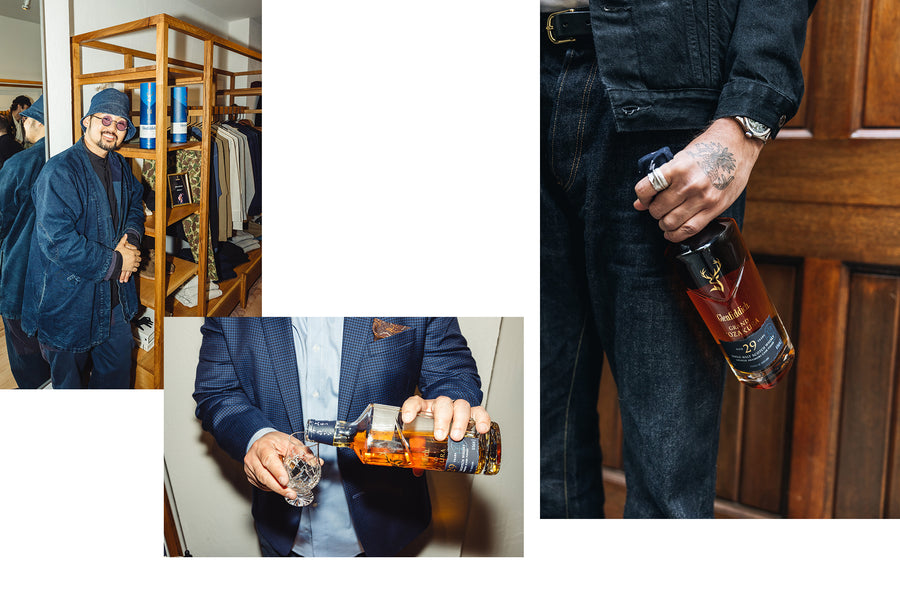 A man pours the 29 year old scotch into a tasting glass.