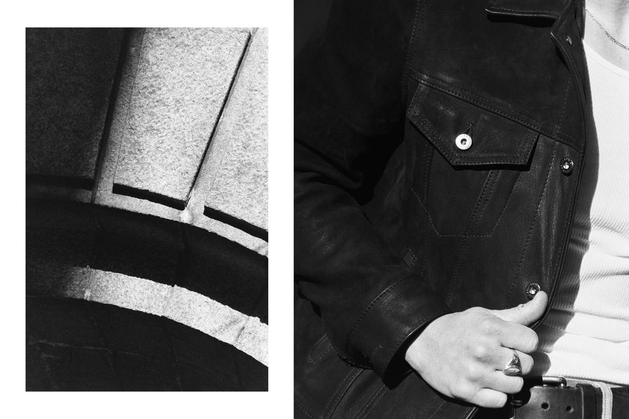 Schott for 3sixteen Goatskin Type 3s.