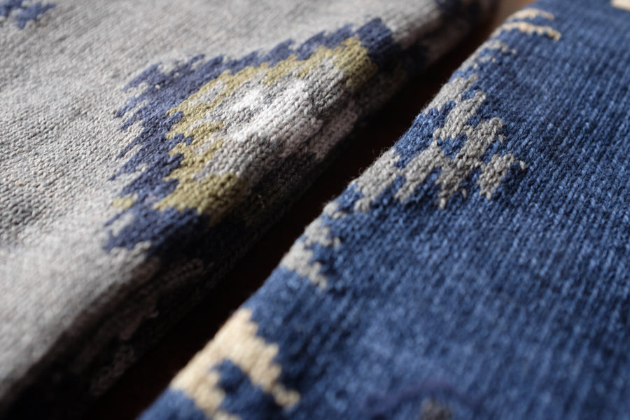 Close up shot of the pattern details on the collaboration socks.