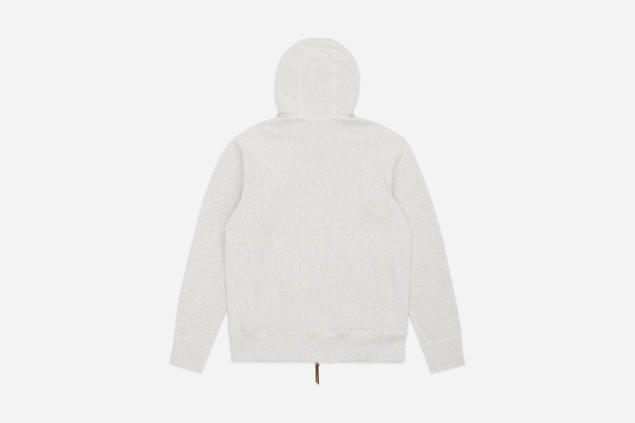 Heavyweight Zip Hoody ~ Oatmeal
