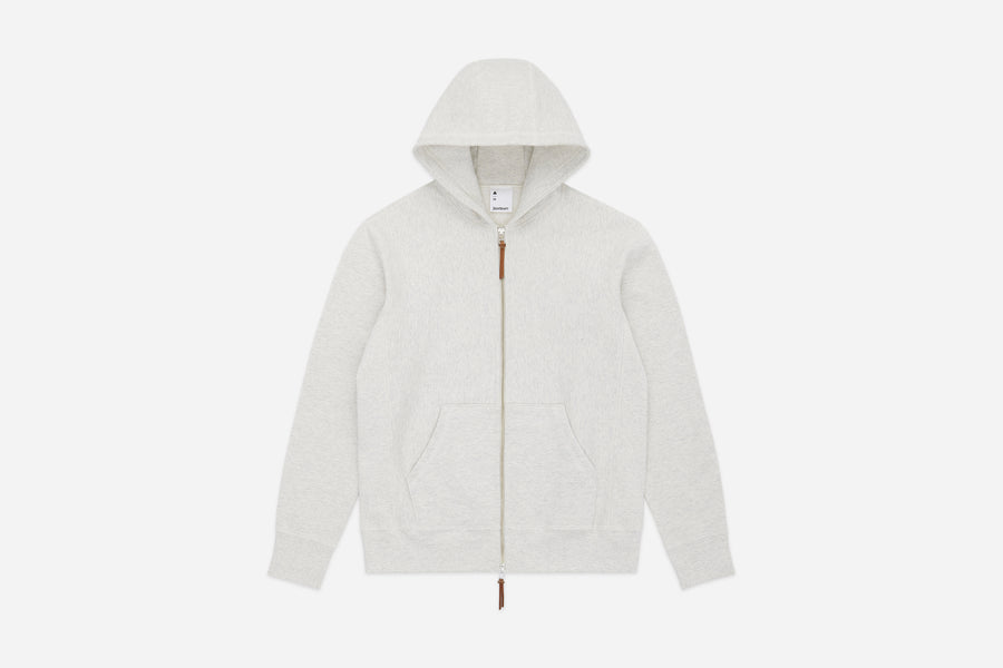 Heavyweight Zip Hoody ~ Oatmeal