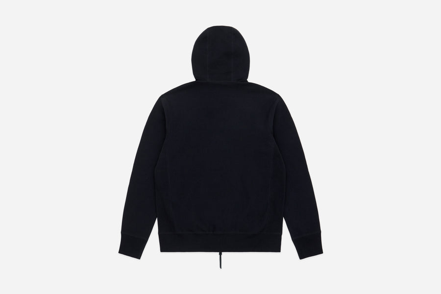 Heavyweight Zip Hoody ~ Black
