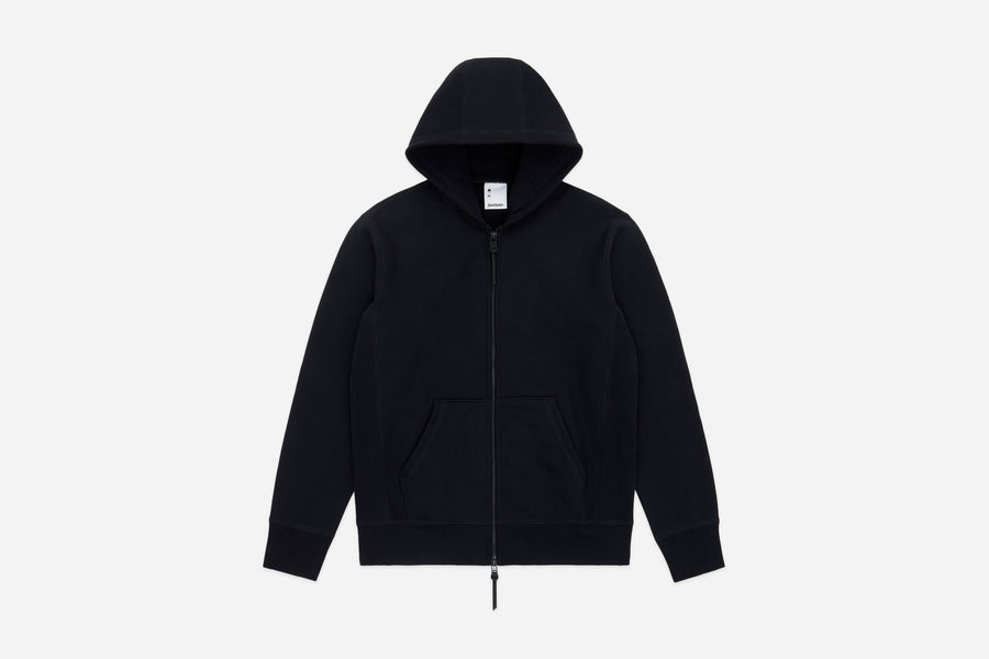 Heavyweight Zip Hoody ~ Black