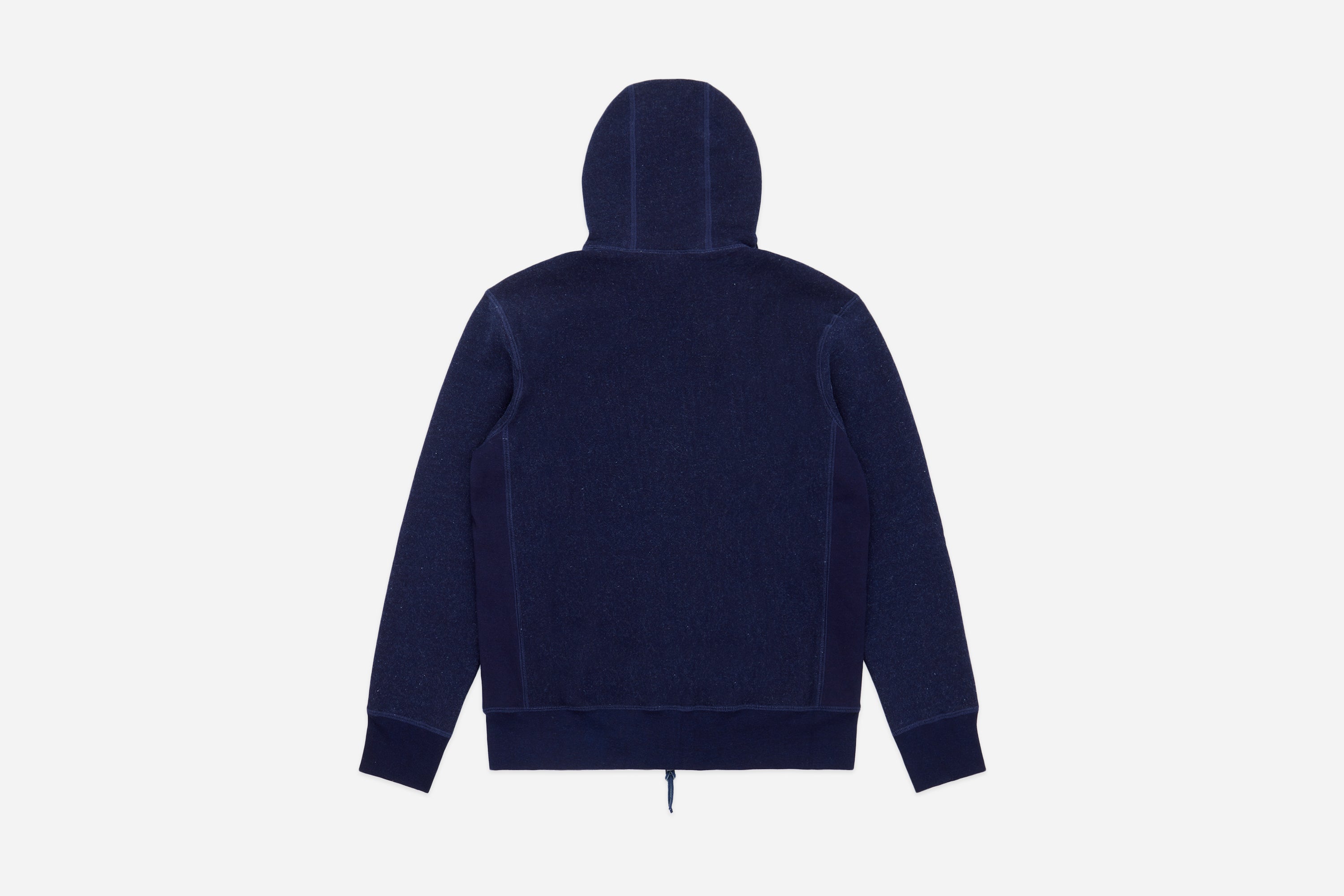 STONE  ネイビー ジップアップフーディ Heavyweight Zip Hoody ~ Indigo – 3sixteen