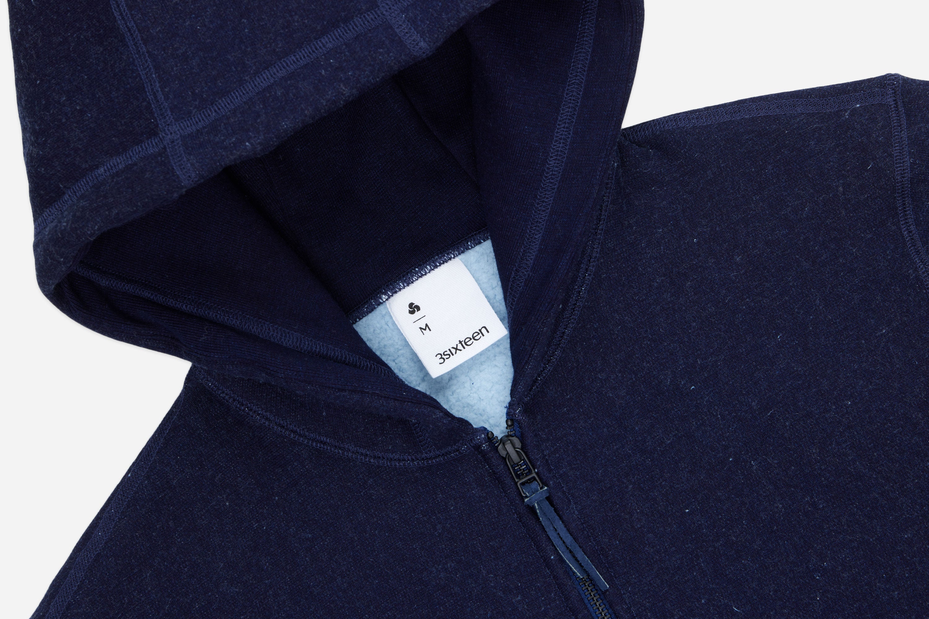 ストリートジャム Heavyweight Zip Hoody ~ Indigo – 3sixteen