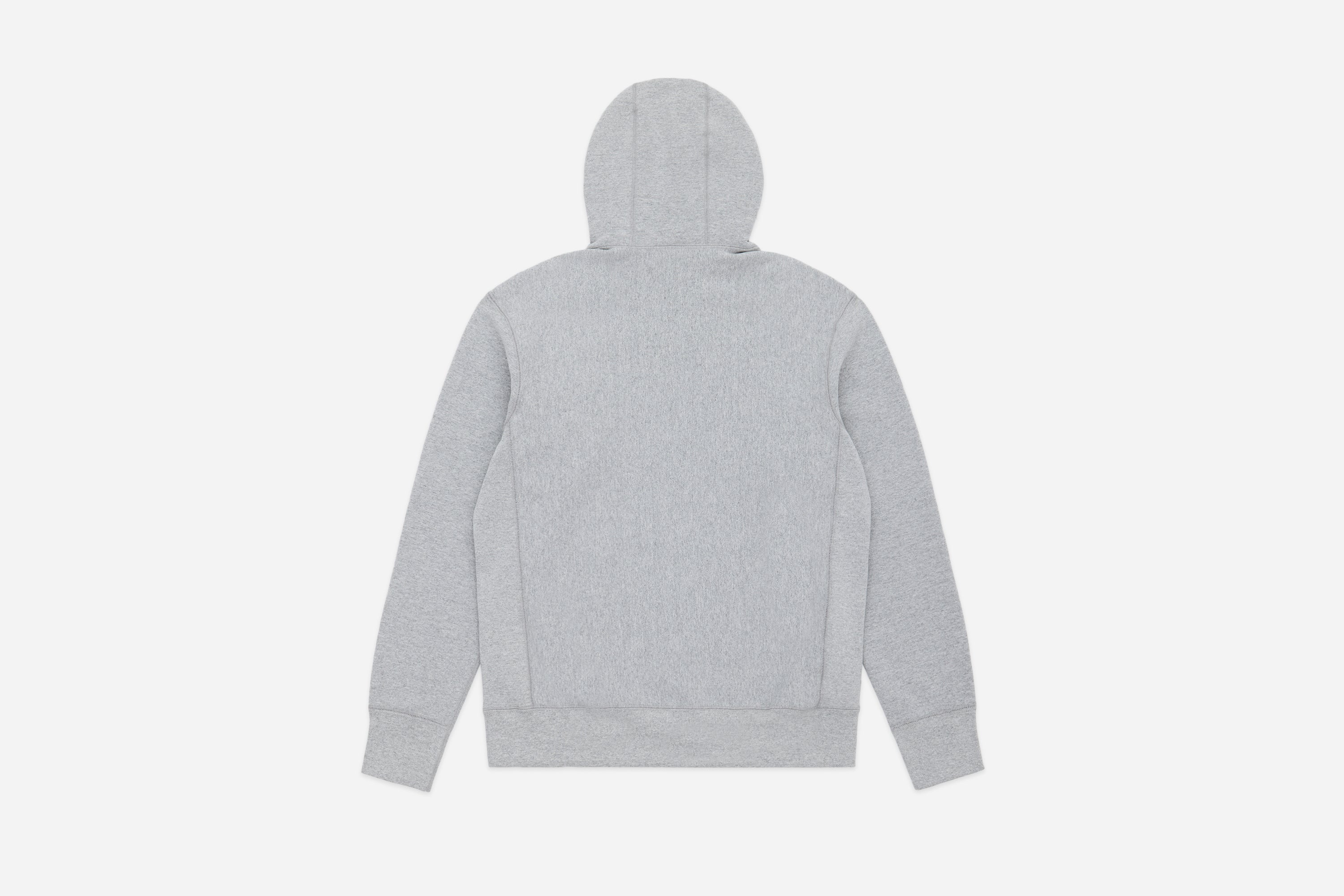 Heavyweight Zip Hoody ~ Grey – 3sixteen