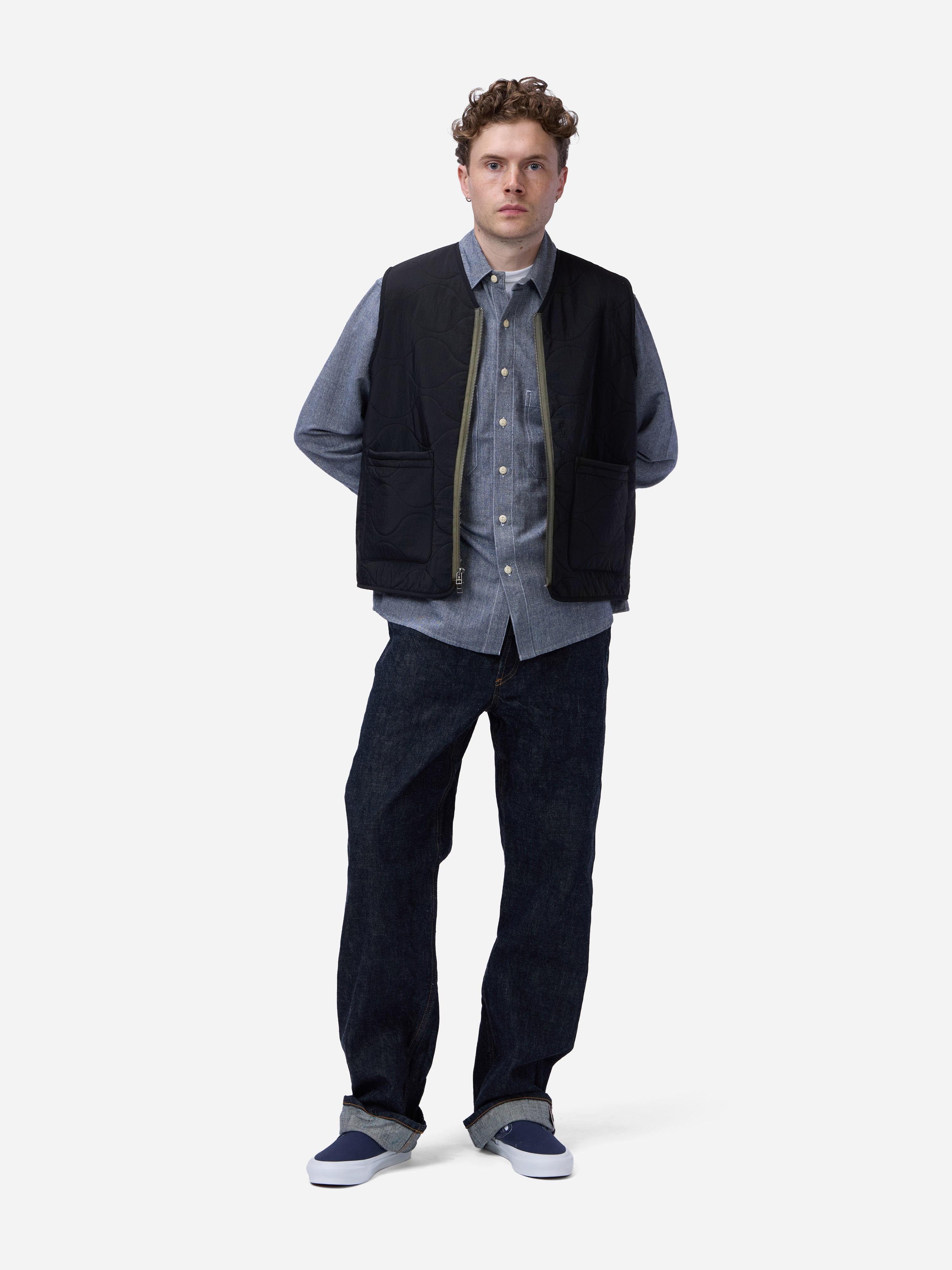 Zip Vest ~ Black Mil-Spec – 3sixteen