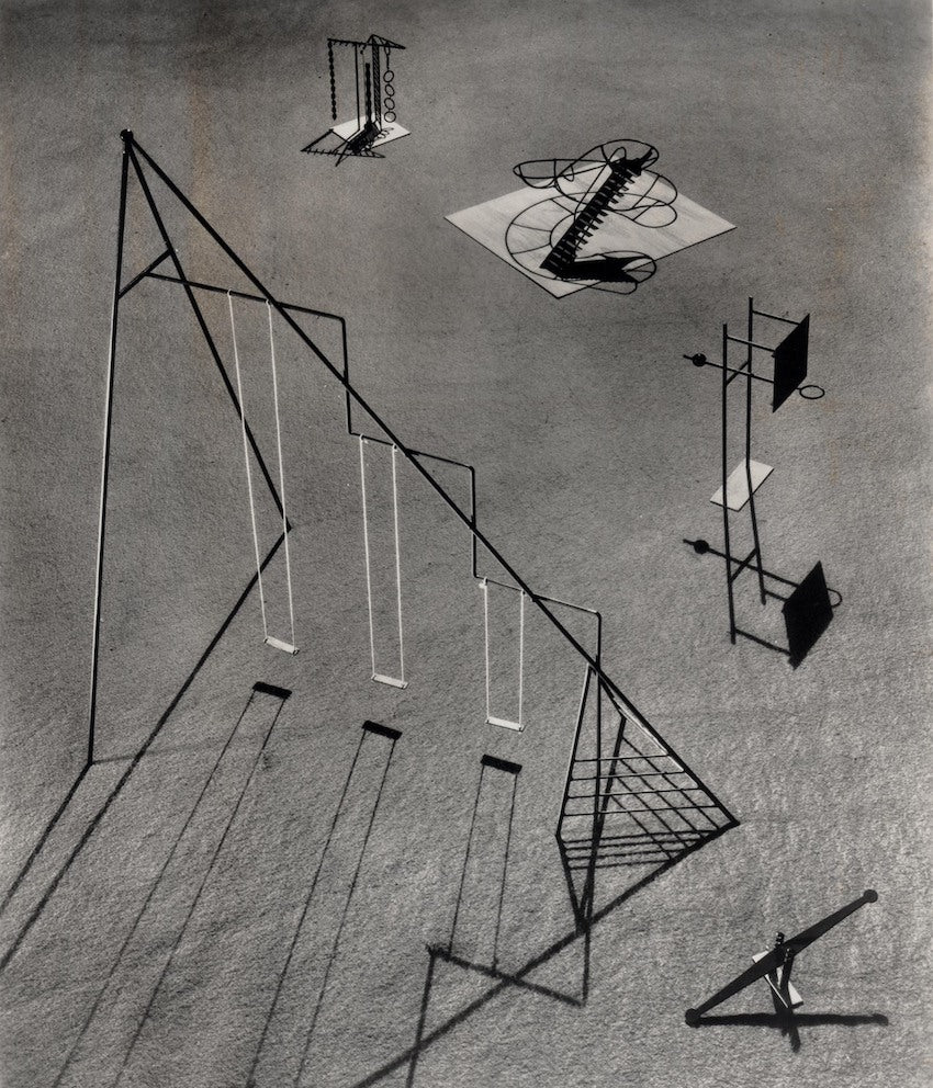 Playground structures at Ala Moana Park, Honolulu.