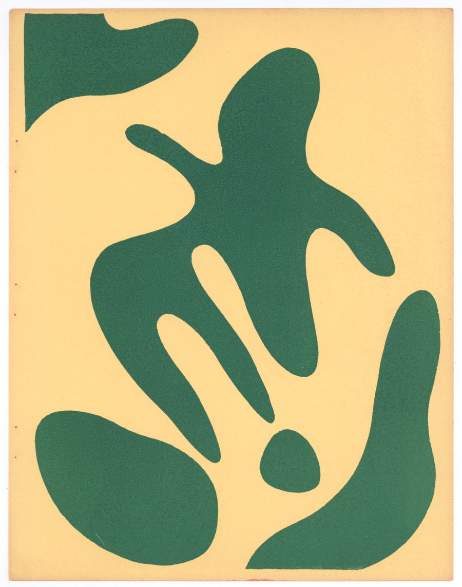 Hans Arp's "Constellations" artwork features amorphous shapes.