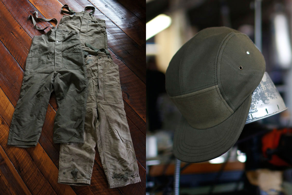Deconstructed USN 5-Panel Hats.