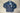 Front view of the patchwork type 3 denim jacket.