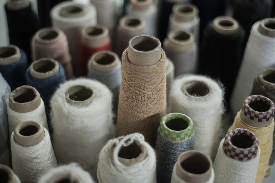 Lots of spools of thread.