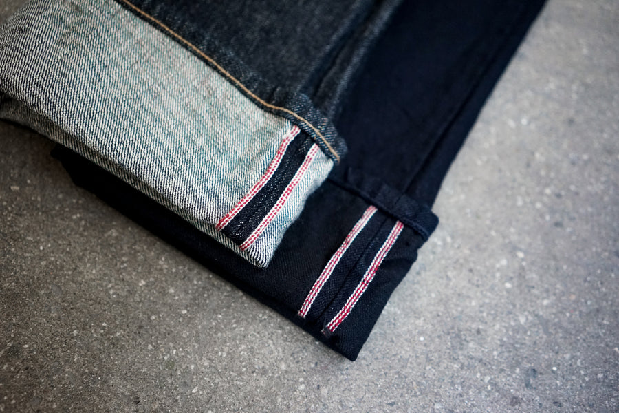 Another look at the double redline selvedge ID inside the jean cuffs.
