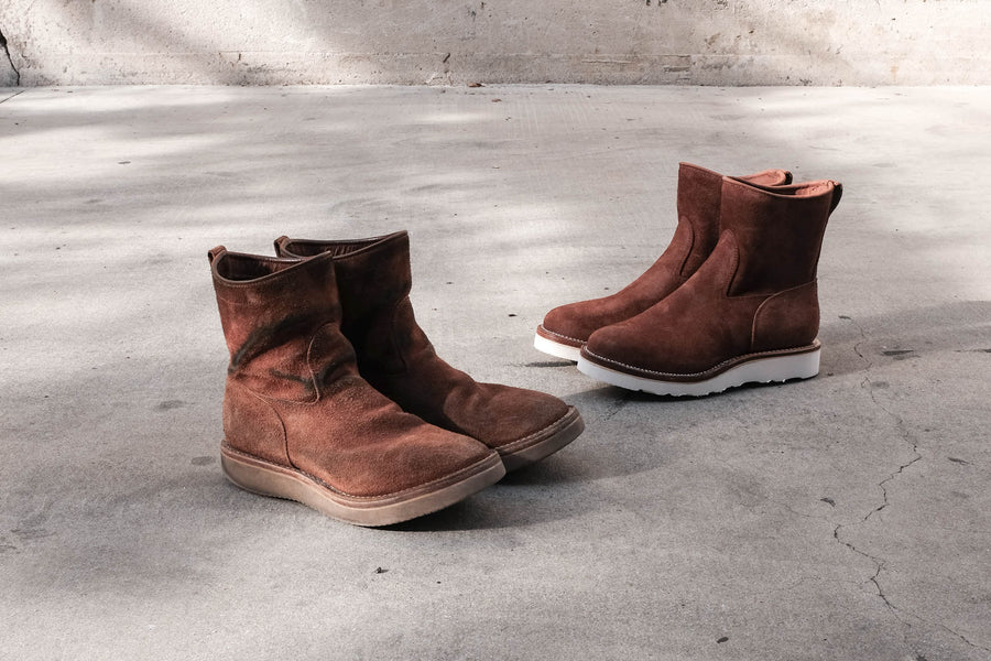 Navy Selvedge Chinos.