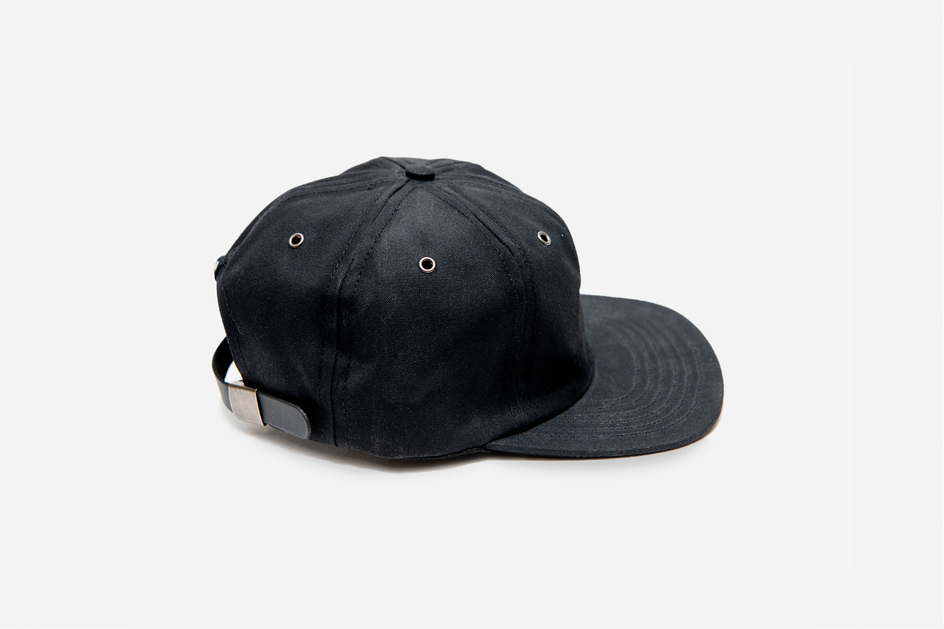 Waxed Canvas Baseball Cap ~ Black – 3sixteen