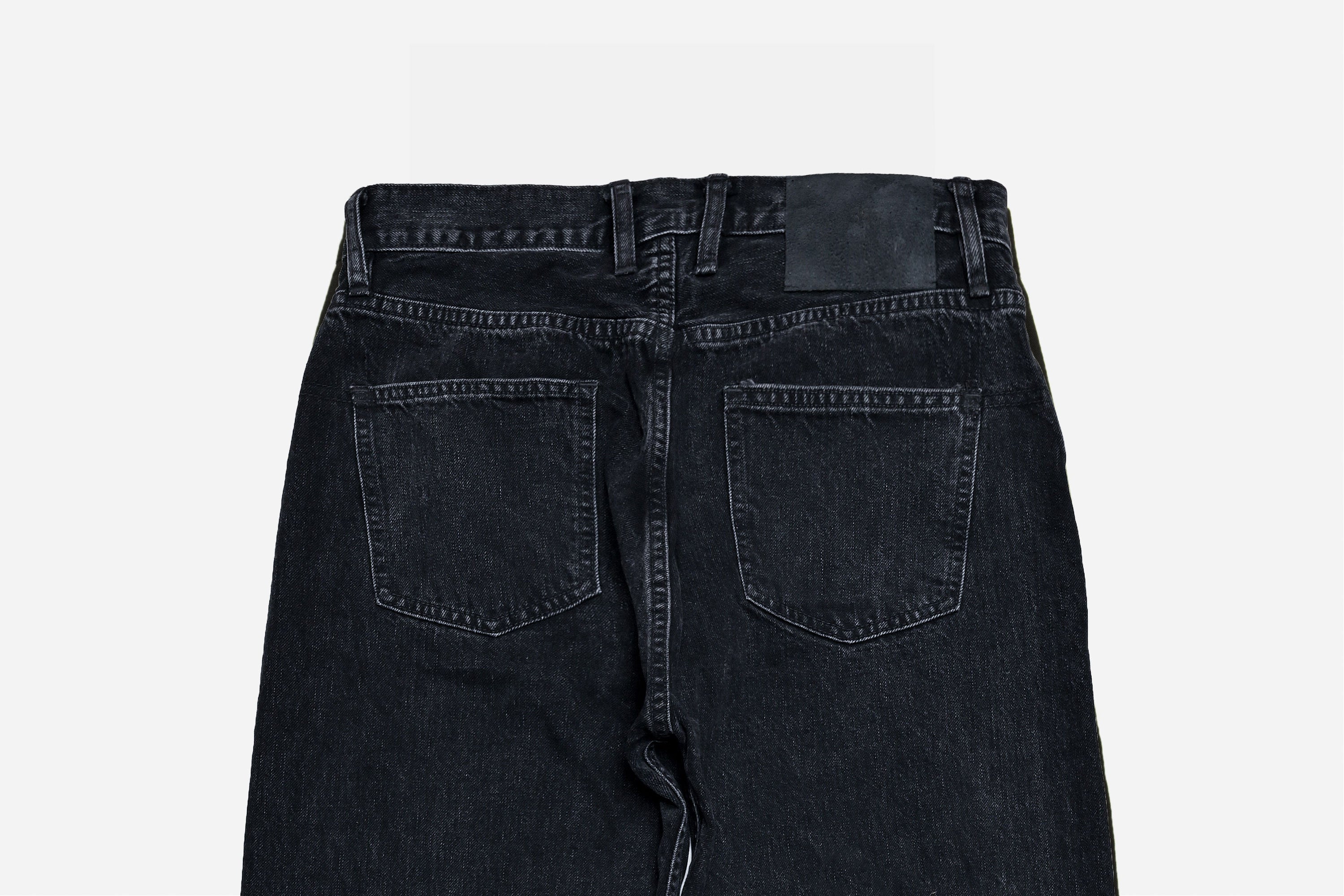 CS-222xs ~ Classic Straight - Stonewashed Double Black – 3sixteen