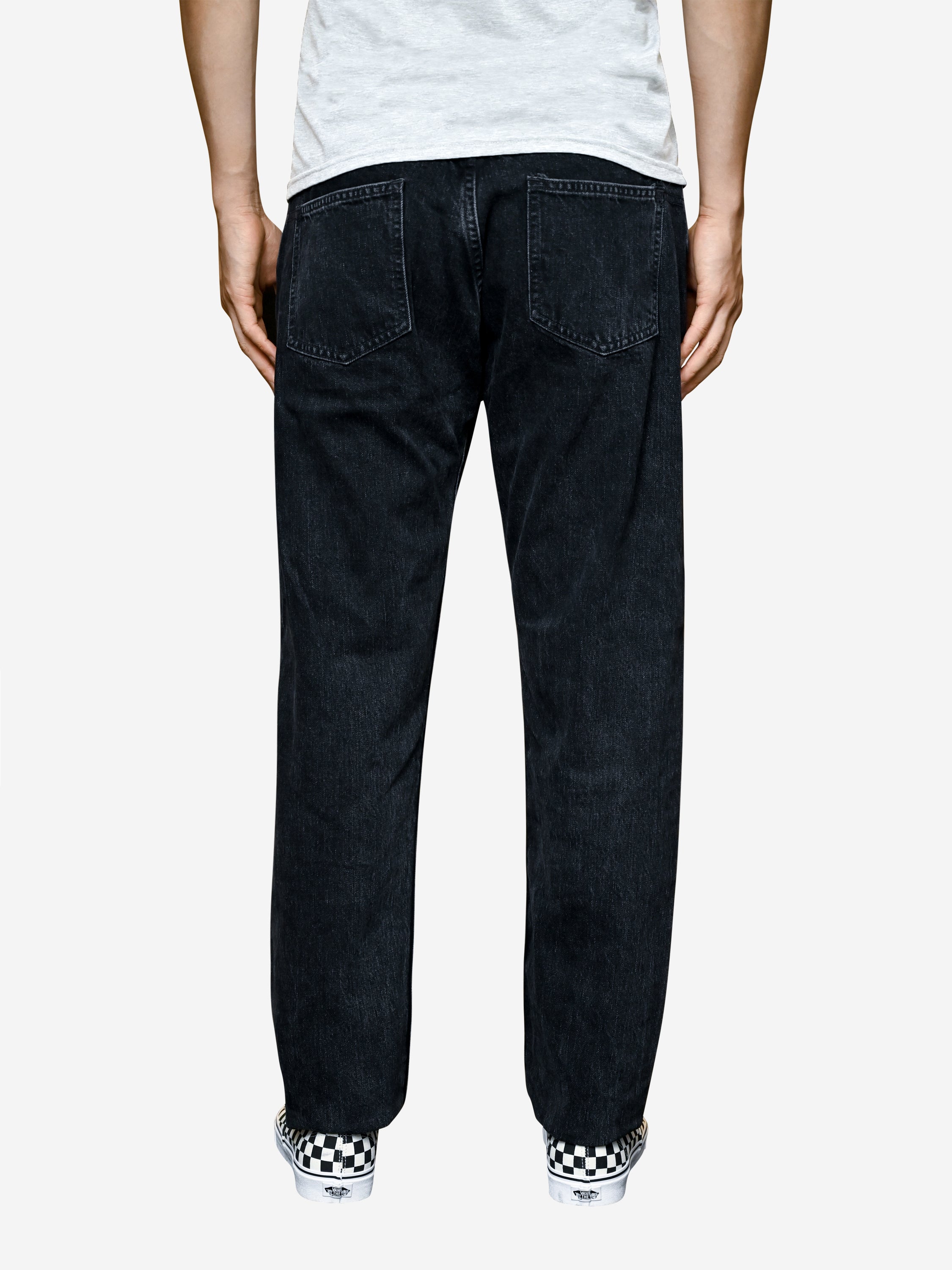 CS-222xs ~ Classic Straight - Stonewashed Double Black – 3sixteen