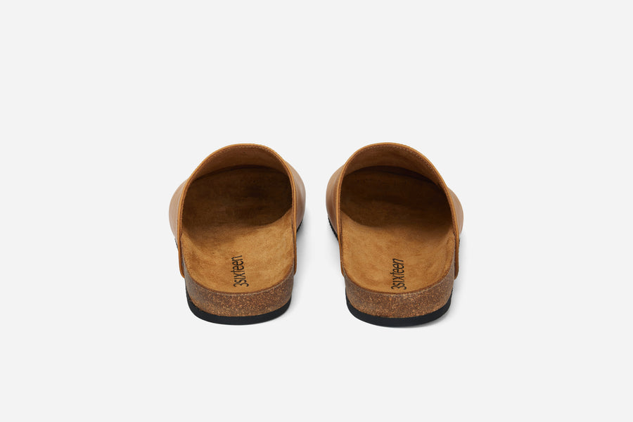 Mule ~ Natural Calf Leather
