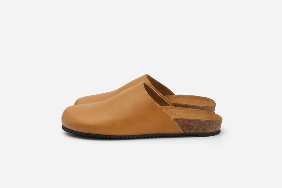 Mule ~ Natural Calf Leather